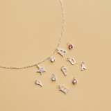 COLGANTE ESTRELLA CIRCONES PLATA