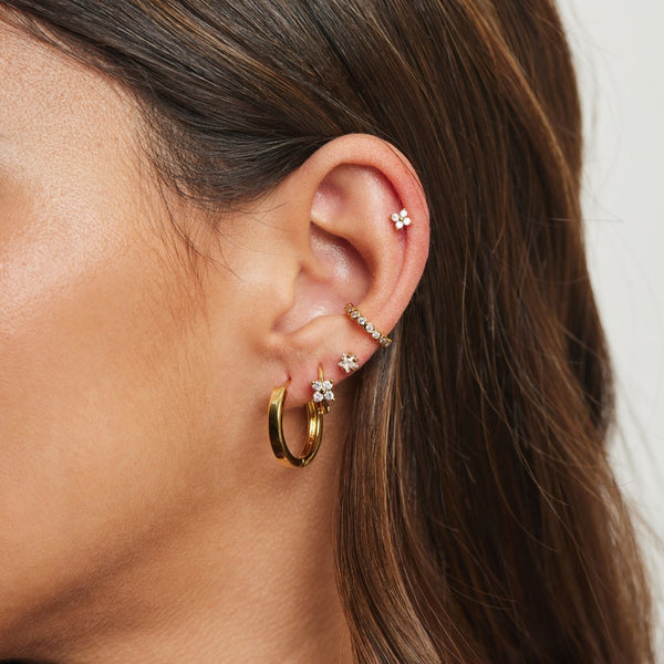 EARCUFF EMMA BAÑADO EN ORO (1 UNIDAD) | BOAZ JOYAS