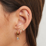 PIERCING KENIA BAÑADO EN ORO (1 UNIDAD)