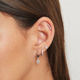 PIERCING KENIA PLATA (1 UNIDAD)