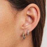 ARGOLLAS POLAR ROSE BAÑADAS EN ORO BLANCO