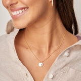 COLLAR MAMÁ BAÑADO EN ORO