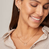 COLLAR LEA BAÑADO EN ORO