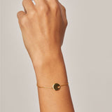 PULSERA MAMÁ BAÑADA EN ORO