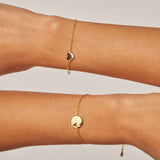 PULSERA HIJA  BAÑADA EN ORO