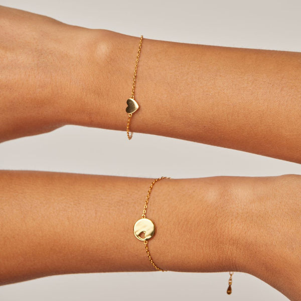 PULSERA HIJA BAÑADA EN ORO | BOAZ JOYAS