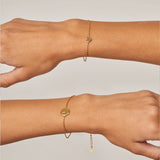 PULSERA HIJA  BAÑADA EN ORO