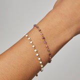 PULSERA SILA WHITE BAÑADA EN ORO