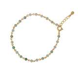 PULSERA SILA GREEN BAÑADA EN ORO
