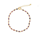 PULSERA SILA PINK BAÑADA EN ORO