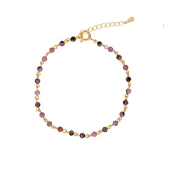 PULSERA SILA PINK BAÑADA EN ORO | BOAZ JOYAS