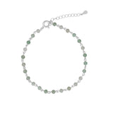 PULSERA SILA GREEN PLATA