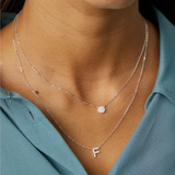 COLLAR INICIAL SHINE PLATA