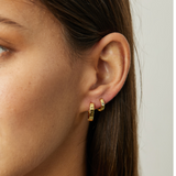 ARGOLLAS DARIA 15MM BAÑADAS EN ORO