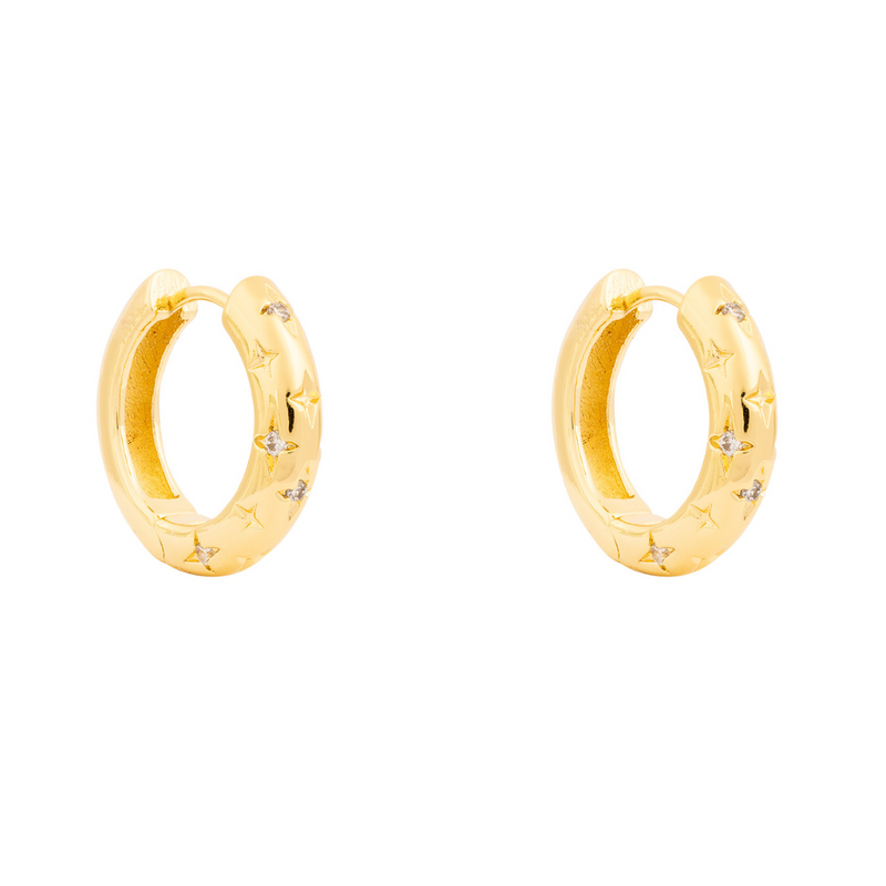 ARGOLLAS LINA 20MM BAÑADAS EN ORO | BOAZ JOYAS