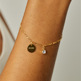 PULSERA MAMÁ SIEMPRE BAÑADA EN ORO