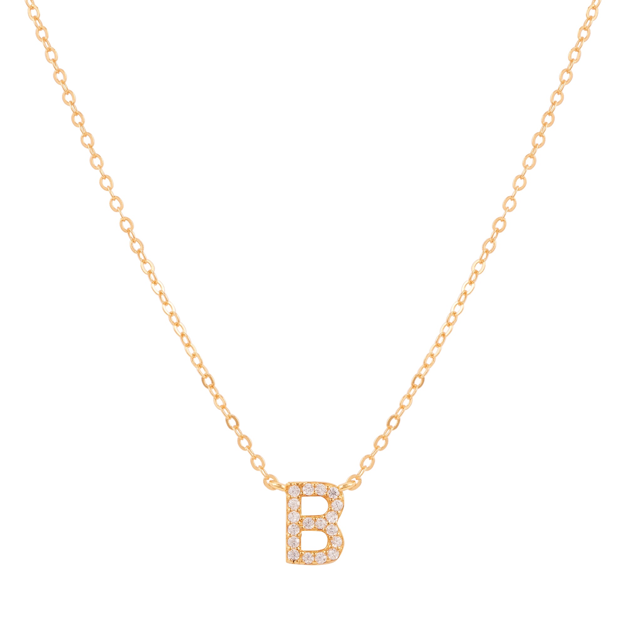COLLAR INICIAL SHINE BAÑADO EN ORO
