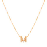 COLLAR INICIAL SHINE BAÑADO EN ORO