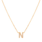COLLAR INICIAL SHINE BAÑADO EN ORO