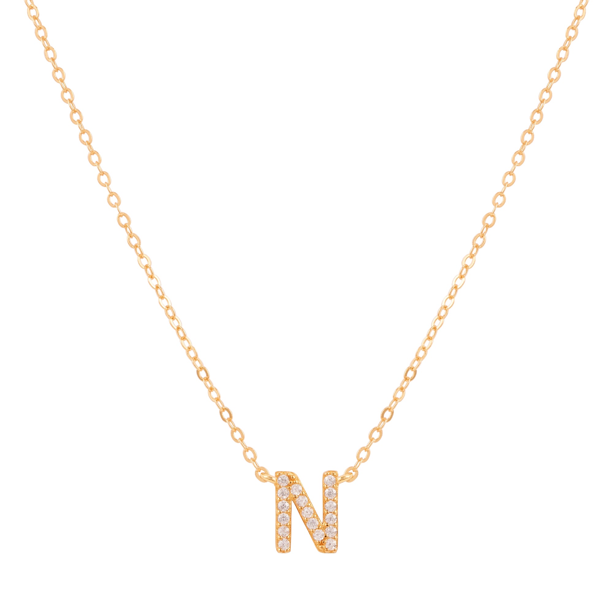 COLLAR INICIAL SHINE BAÑADO EN ORO
