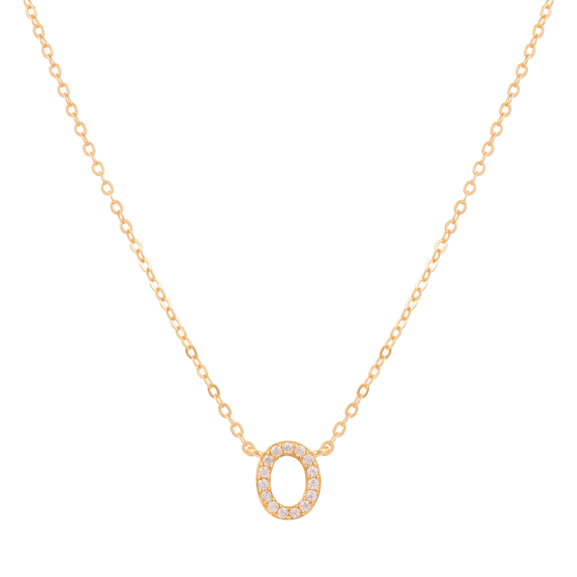 COLLAR INICIAL SHINE BAÑADO EN ORO