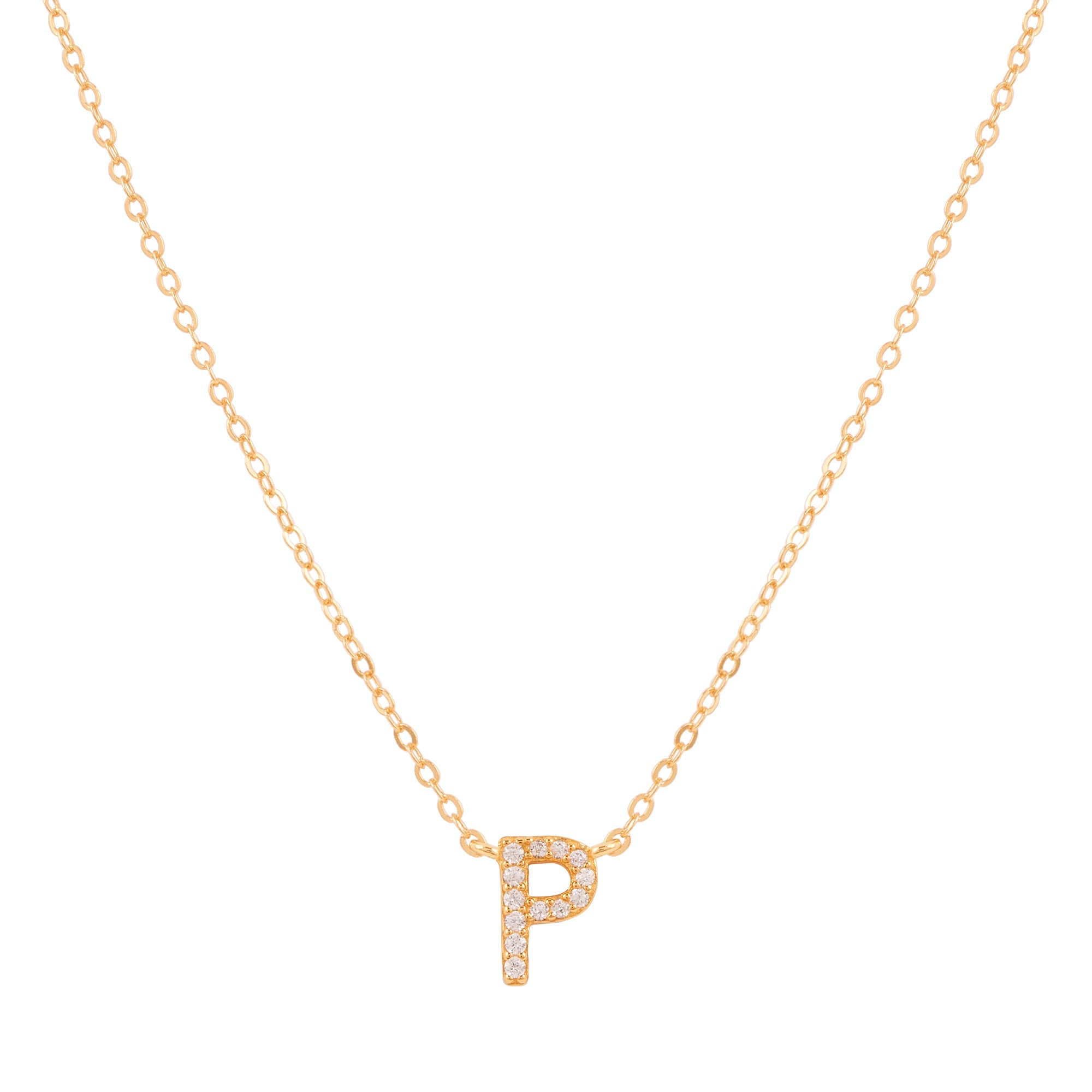 COLLAR INICIAL SHINE BAÑADO EN ORO