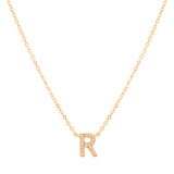 COLLAR INICIAL SHINE BAÑADO EN ORO