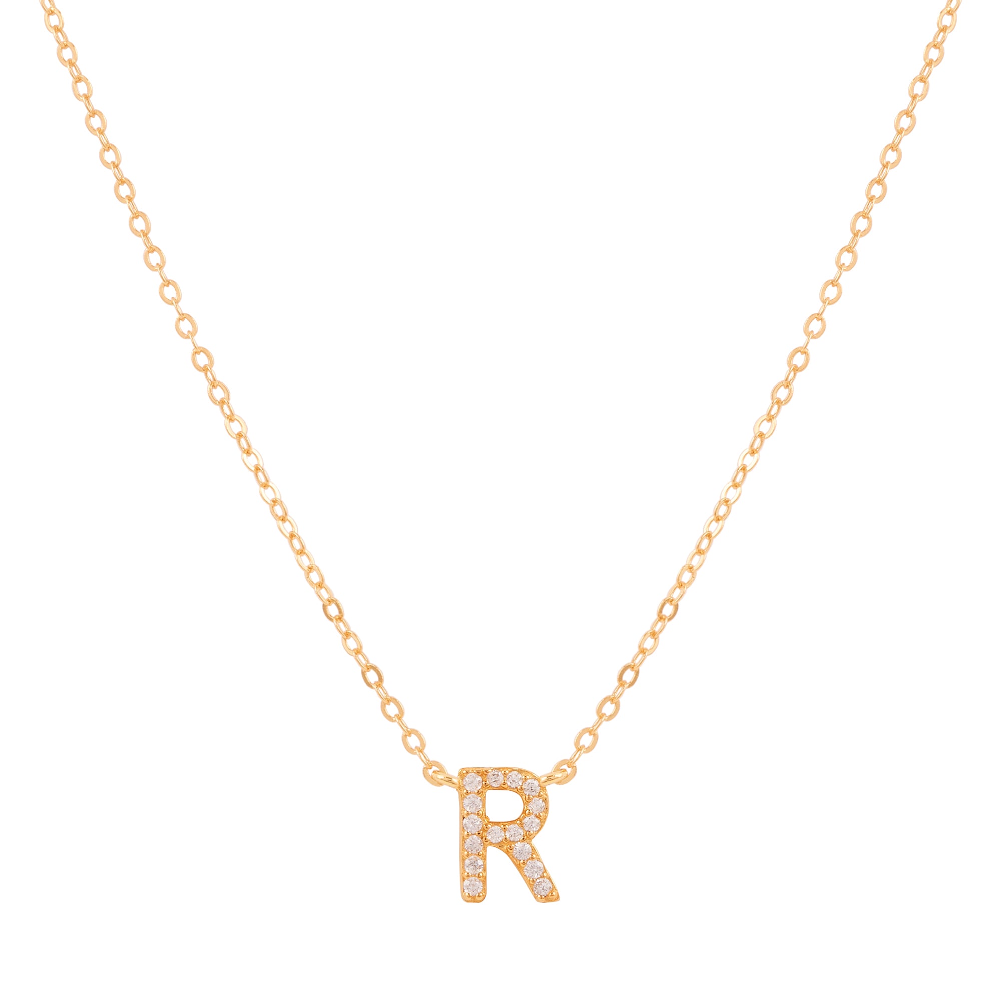 COLLAR INICIAL SHINE BAÑADO EN ORO