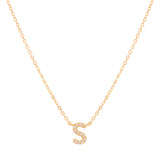 COLLAR INICIAL SHINE BAÑADO EN ORO