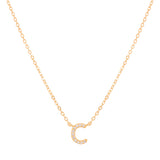 COLLAR INICIAL SHINE BAÑADO EN ORO