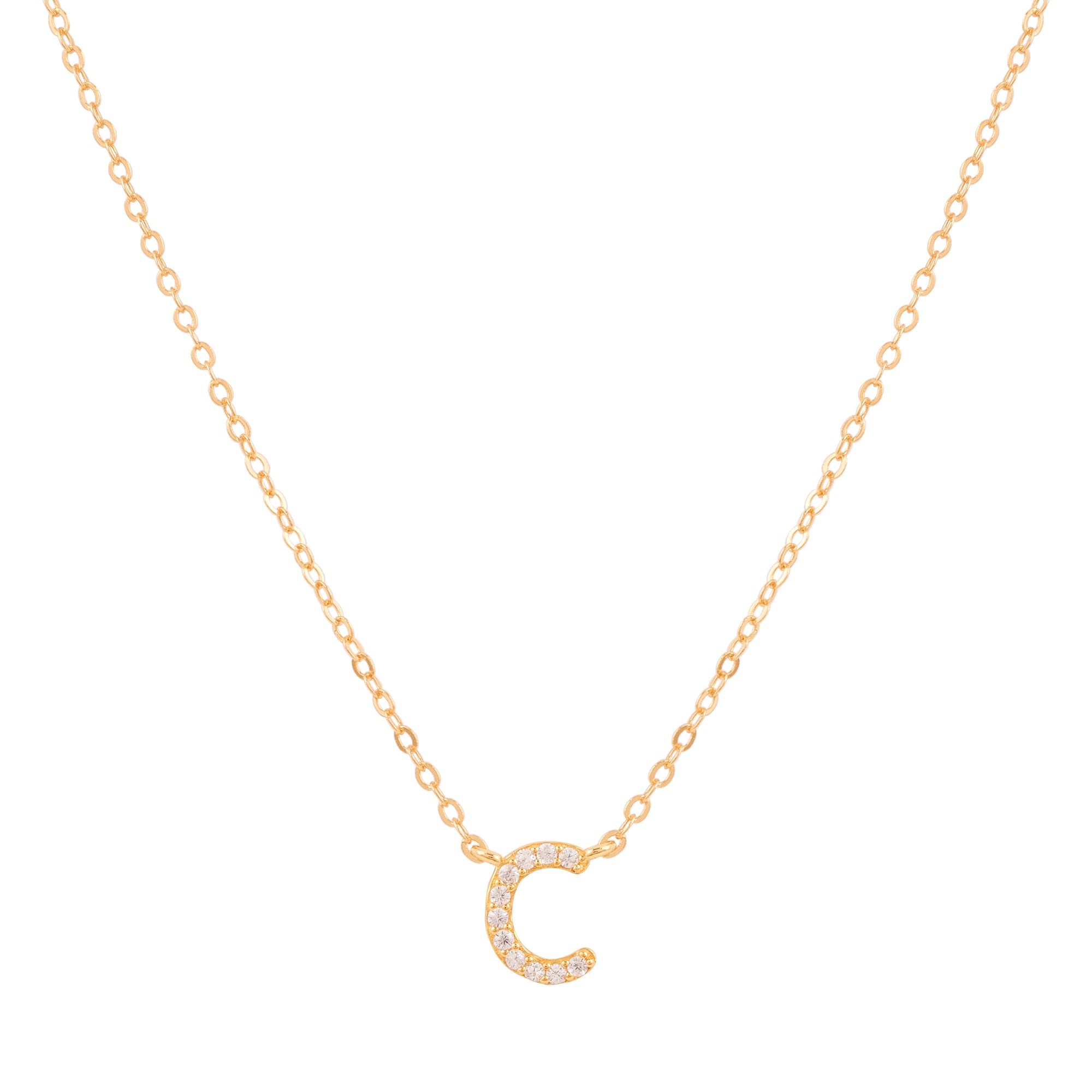COLLAR INICIAL SHINE BAÑADO EN ORO
