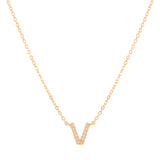 COLLAR INICIAL SHINE BAÑADO EN ORO