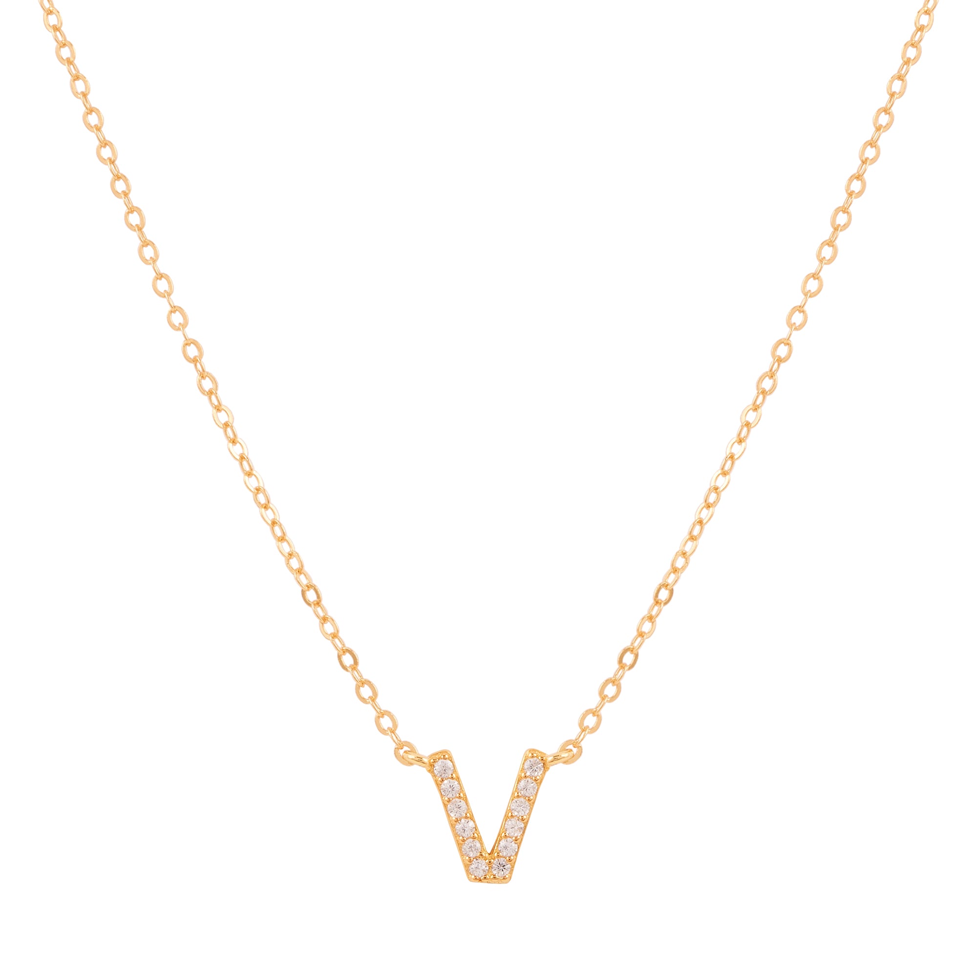COLLAR INICIAL SHINE BAÑADO EN ORO