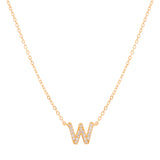 COLLAR INICIAL SHINE BAÑADO EN ORO