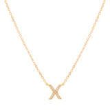 COLLAR INICIAL SHINE BAÑADO EN ORO