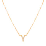 COLLAR INICIAL SHINE BAÑADO EN ORO