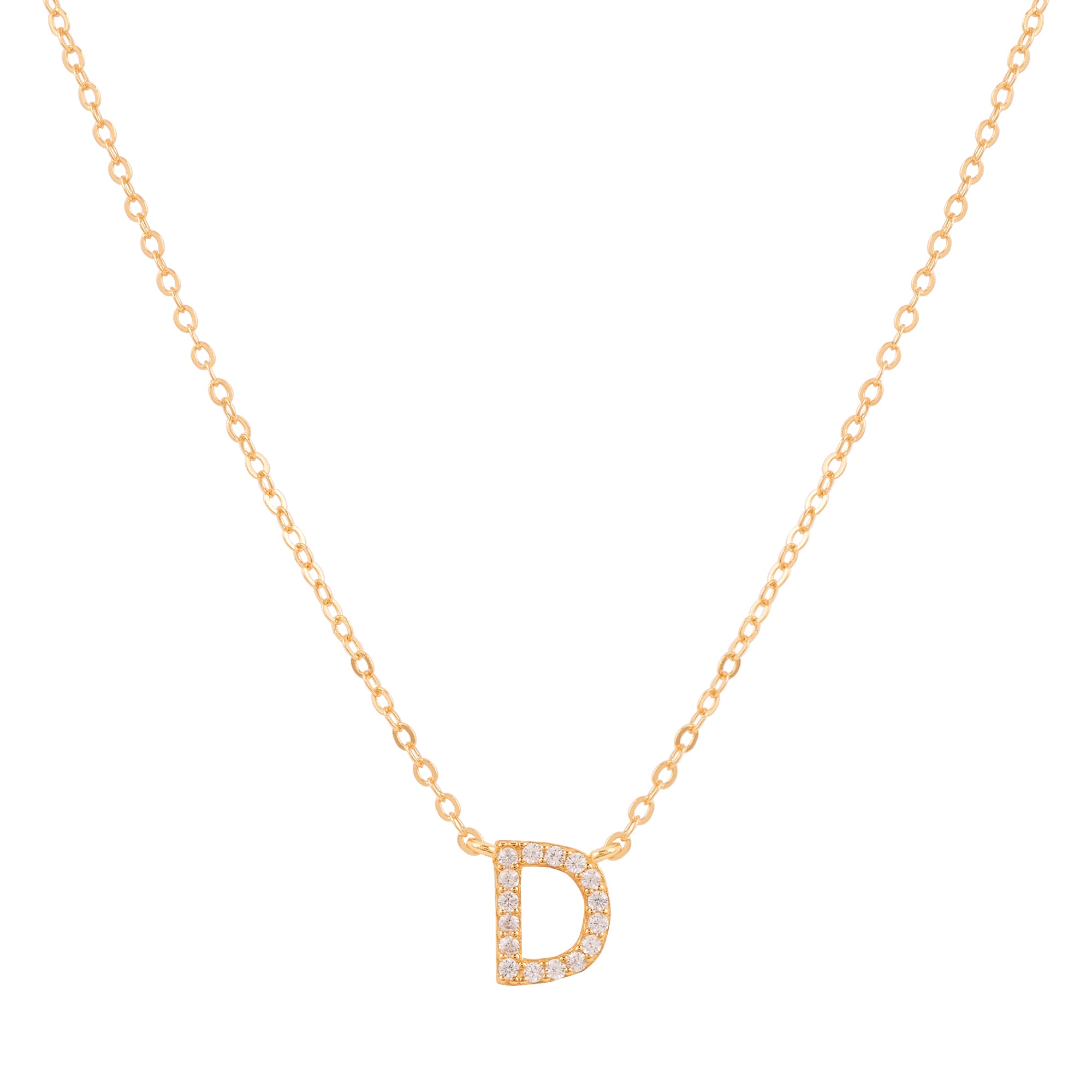 COLLAR INICIAL SHINE BAÑADO EN ORO