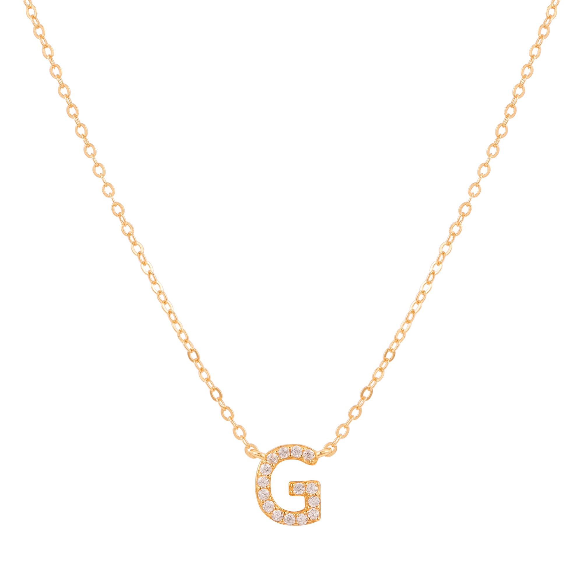 COLLAR INICIAL SHINE BAÑADO EN ORO
