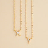 COLLAR INICIAL SHINE BAÑADO EN ORO