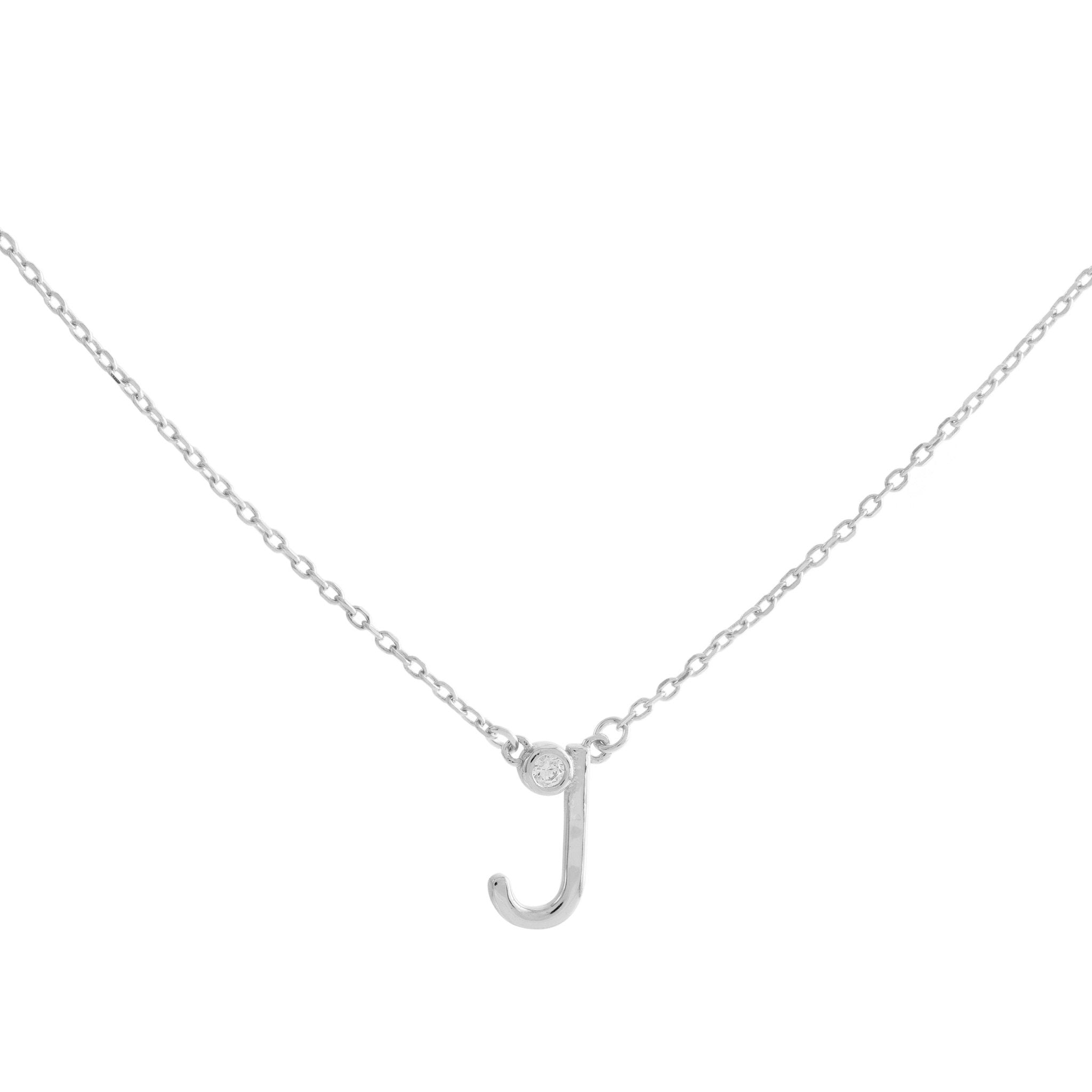 COLLAR INICIAL LUZ PLATA