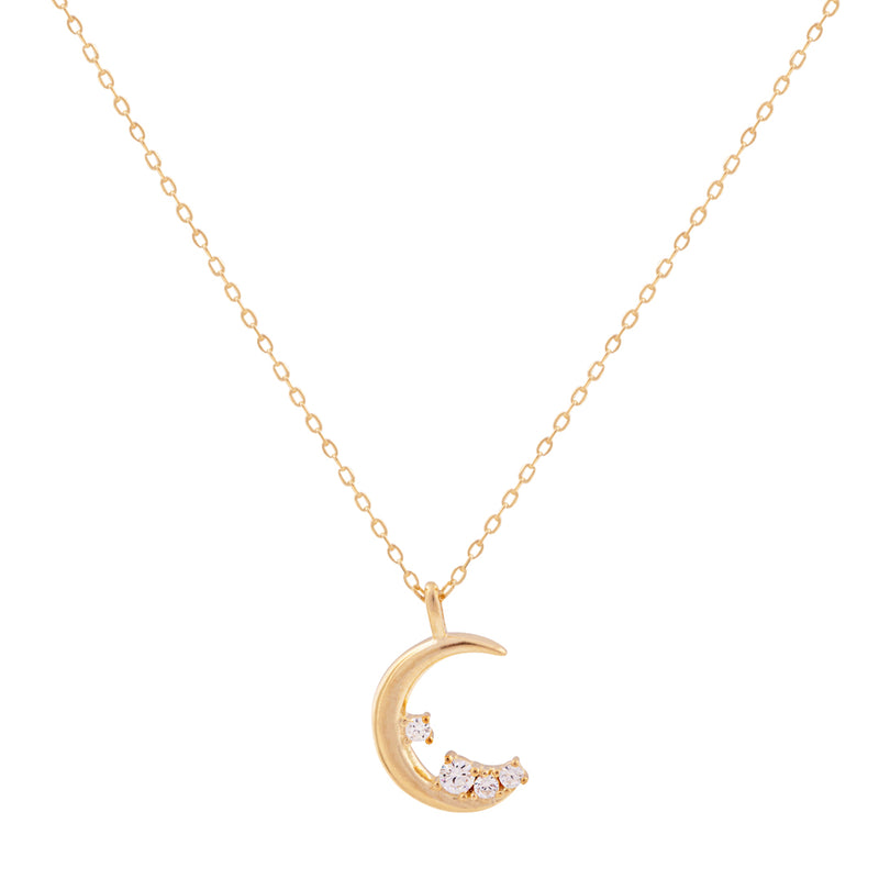 COLLAR MOON BAÑADO EN ORO | BOAZ JOYAS