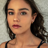 ARGOLLAS LISAS 15MM BAÑADAS EN ORO