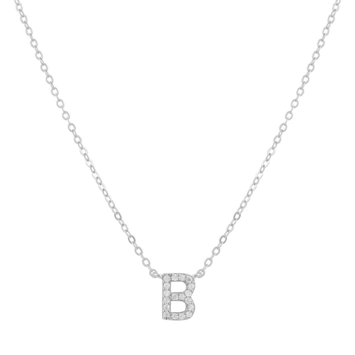 COLLAR INICIAL SHINE PLATA