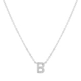 COLLAR INICIAL SHINE PLATA