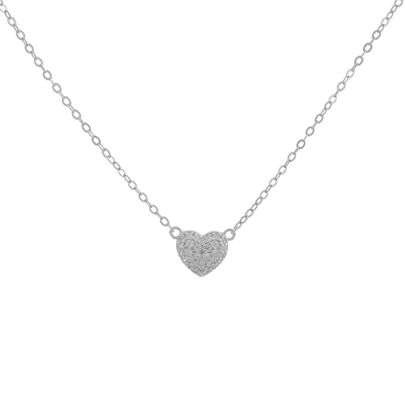 COLLAR CORAZÓN PLATA | BOAZ JOYAS