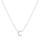 COLLAR INICIAL SHINE PLATA