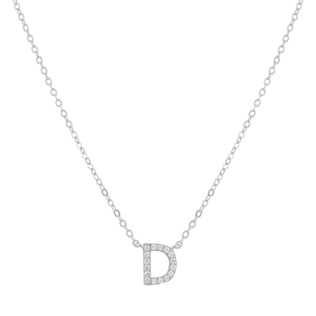 COLLAR INICIAL SHINE PLATA