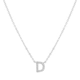 COLLAR INICIAL SHINE PLATA