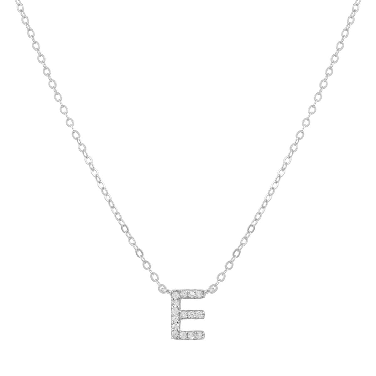 COLLAR INICIAL SHINE PLATA