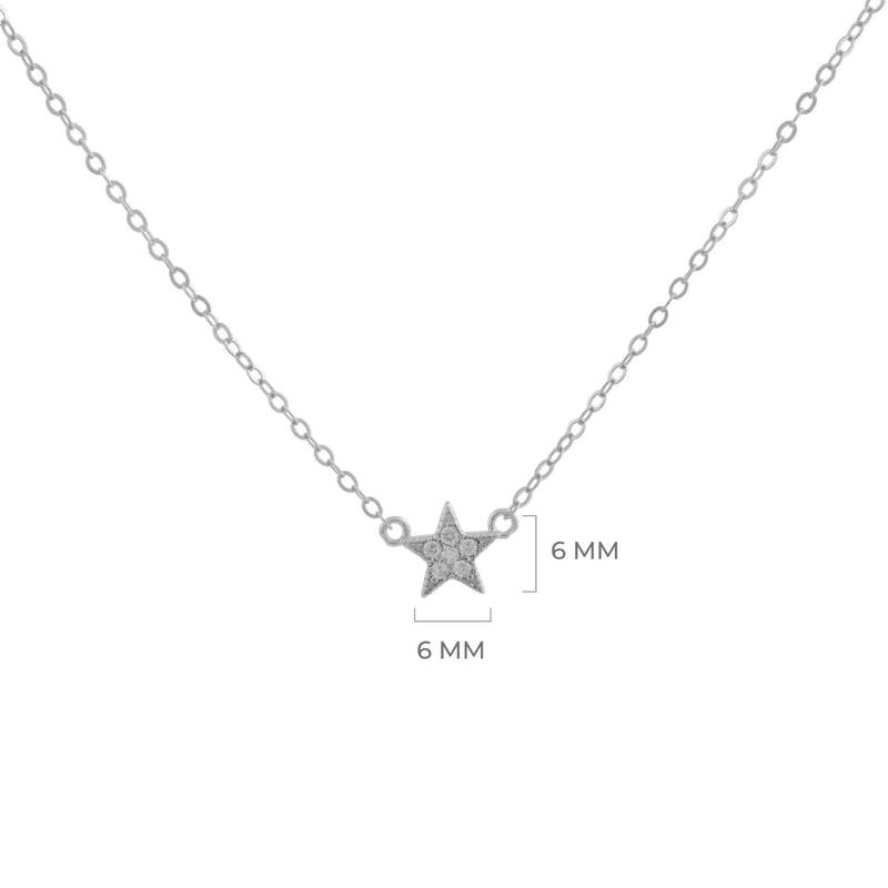 COLLAR ESTRELLA PLATA | BOAZ JOYAS